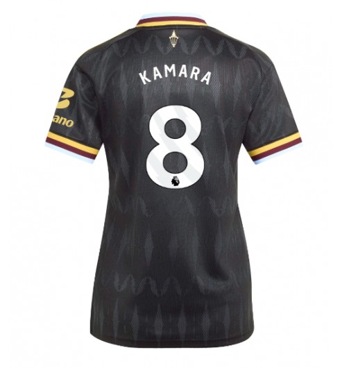 Aston Villa Boubacar Kamara #8 Venkovní Dres pro Dámské 2026-27 Krátký Rukáv Aston Villa Boubacar Kamara #8 Venkovní Dres pro Dámské 2026-27 Krátký Rukáv